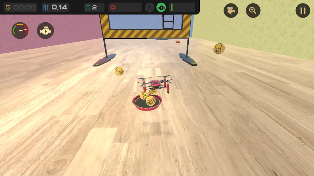 Edu Drone Simulator [МОД: Меню, Бесконечные монеты и Открытые уровни] Screenshot 5