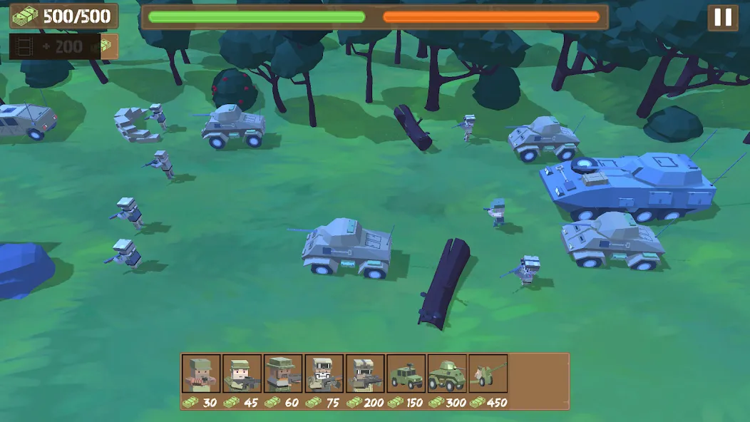 Border Wars: Army Simulator [МОД: Бесконечные деньги, Монеты и Мега MOD] Screenshot 5