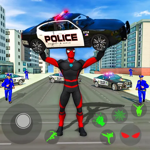 Spider Miami Rope Hero Ninja [МОД: Все открыто, Дополнительные деньги и Меню MOD] Screenshot 1