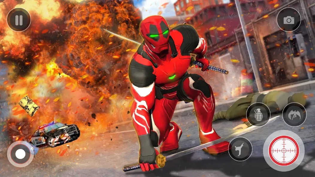 Spider Miami Rope Hero Ninja [МОД: Все открыто, Дополнительные деньги и Меню MOD] Screenshot 5