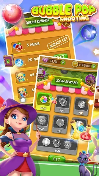 Bubble Pop - Classic Bubble Sh (Бабл Поп) [МОД: Меню, Бесконечные монеты и Открытые уровни] Screenshot 3