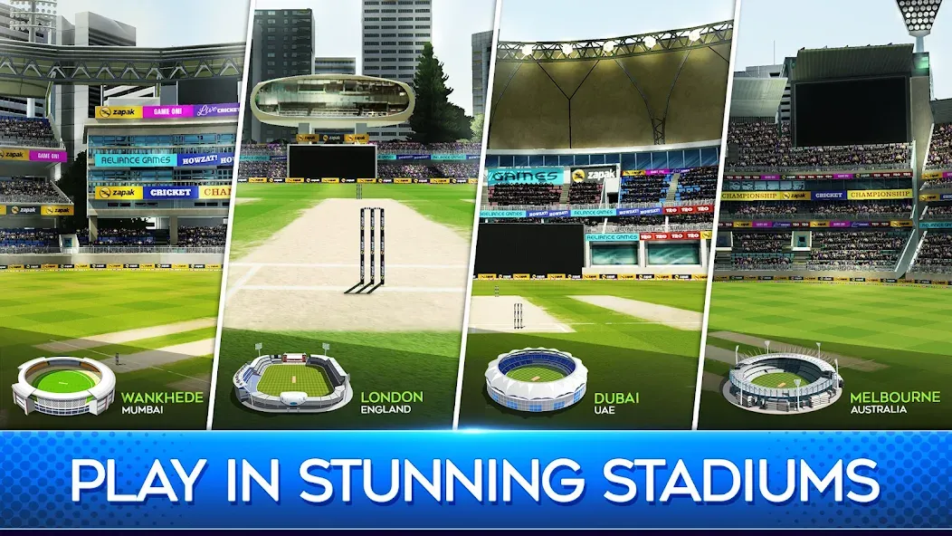 World Cricket Premier League (Всемирная крикетная Премьерлига) [МОД: Деньги, Монеты и Меню MOD] Screenshot 3
