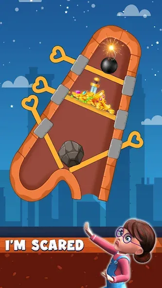 Pull The String : Nick's Quest (Пул Зе Стринг) [МОД: Много монет, Открытые уровни и Мега MOD] Screenshot 3