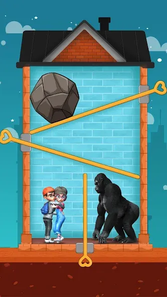 Pull The String : Nick's Quest (Пул Зе Стринг) [МОД: Много монет, Открытые уровни и Мега MOD] Screenshot 5