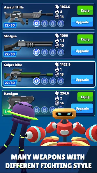 Ascent Hero: Roguelike Shooter (Ассент Хиро) [МОД: Бесконечные деньги, Монеты и Мега MOD] Screenshot 2