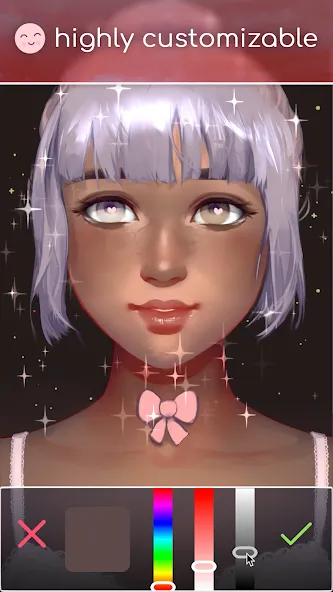 Live Portrait Maker: Girls (Лайв Портрет Мейкер) [МОД: Деньги, Монеты и Меню MOD] Screenshot 3