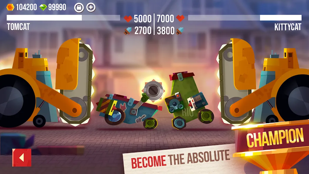 CATS: Crash Arena Turbo Stars (Кэтс) [МОД: Много денег, Монет и Все открыто] Screenshot 5