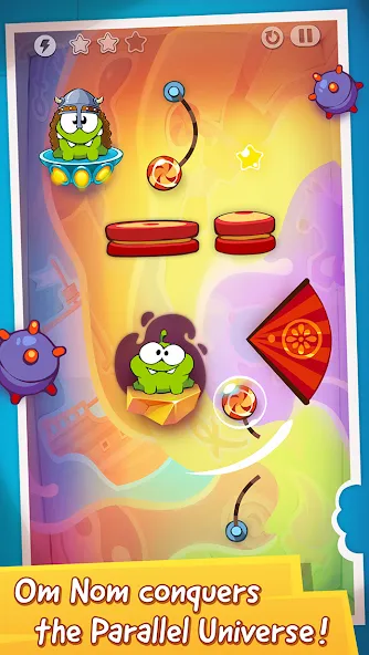 Cut the Rope: Time Travel (Сат зе Роуп) [МОД: Бесконечные деньги, Монеты и Мега MOD] Screenshot 1