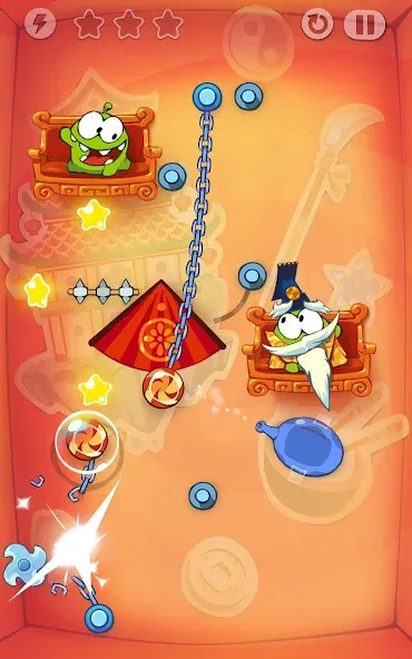 Cut the Rope: Time Travel (Сат зе Роуп) [МОД: Бесконечные деньги, Монеты и Мега MOD] Screenshot 5