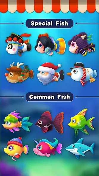Solitaire Fish Klondike Card (Солитер Карточная игра Клондайк Фиш) [МОД: Бесконечные деньги, Монеты и Мега MOD] Screenshot 2