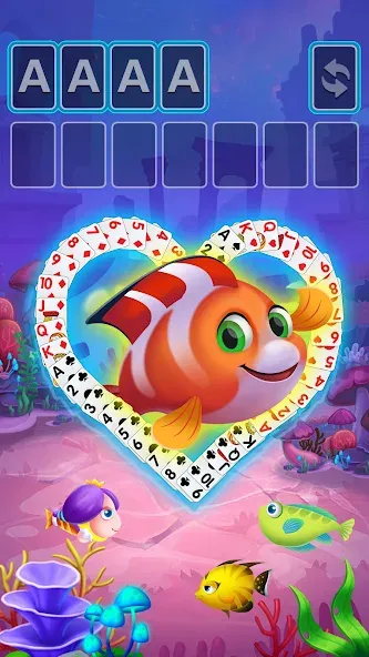 Solitaire Fish Klondike Card (Солитер Карточная игра Клондайк Фиш) [МОД: Бесконечные деньги, Монеты и Мега MOD] Screenshot 4
