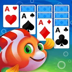 Скачать Solitaire Fish Klondike Card (Солитер Карточная игра Клондайк Фиш) [МОД: Бесконечные деньги, Монеты и Мега MOD] | Взлом Solitaire Fish Klondike Card на Андроид