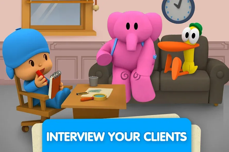 Pocoyo and the Hidden Objects. (Покойо) [МОД: Все открыто, Дополнительные деньги и Меню MOD] Screenshot 3