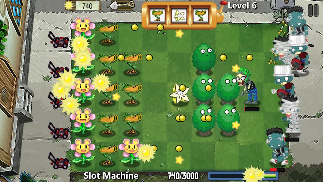 Plants' War [МОД: Деньги, Монеты и Меню MOD] Screenshot 1