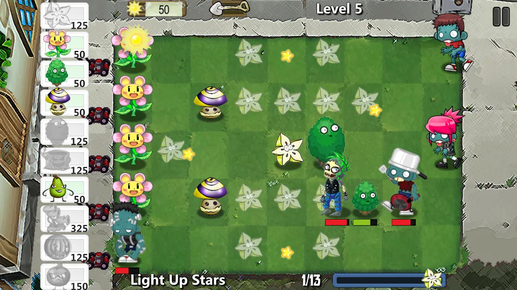 Plants' War [МОД: Деньги, Монеты и Меню MOD] Screenshot 4