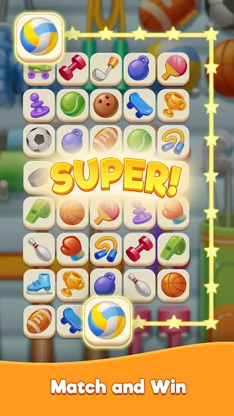 Tasty Match -  Zen Connect [МОД: Деньги, Монеты и Меню MOD] Screenshot 3