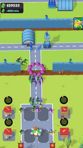 Zombie Factory Attack (Зомби Фабричное Нападение) [МОД: Все открыто, Дополнительные деньги и Меню MOD] Screenshot 1