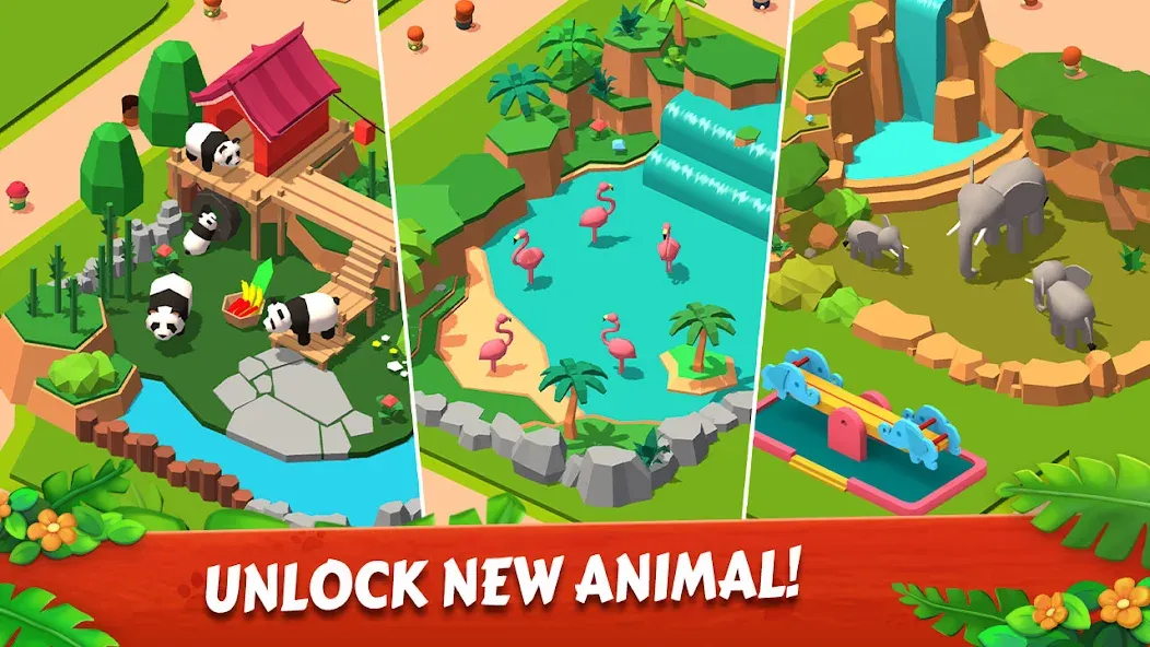 Zoo Tile - Match Puzzle Game (Зу Тайл) [МОД: Меню, Бесконечные монеты и Открытые уровни] Screenshot 1