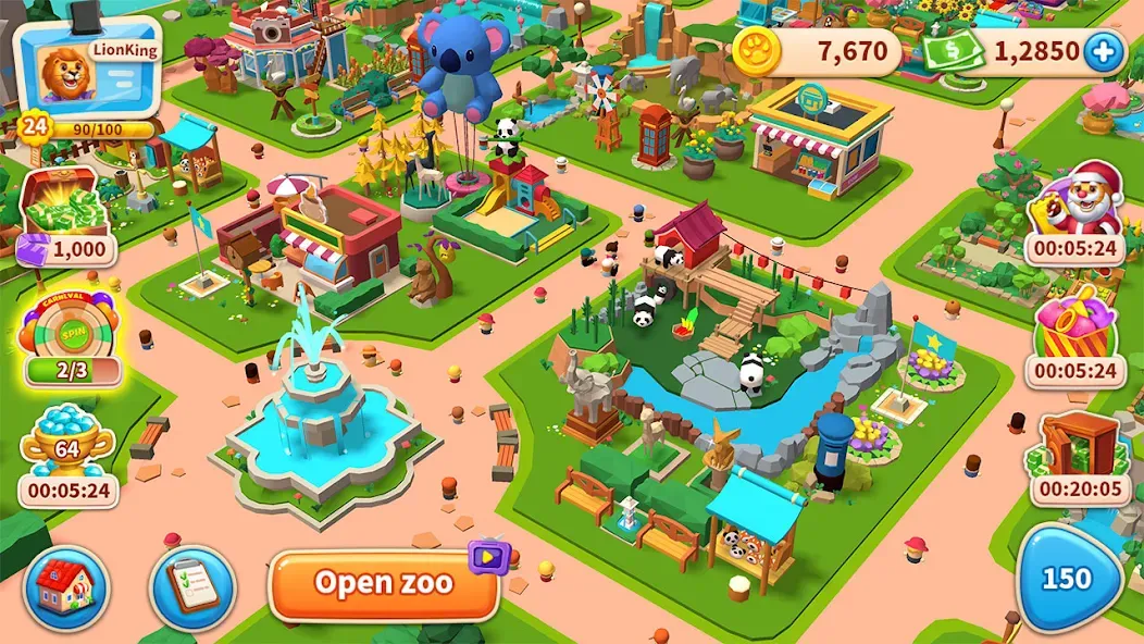 Zoo Tile - Match Puzzle Game (Зу Тайл) [МОД: Меню, Бесконечные монеты и Открытые уровни] Screenshot 5