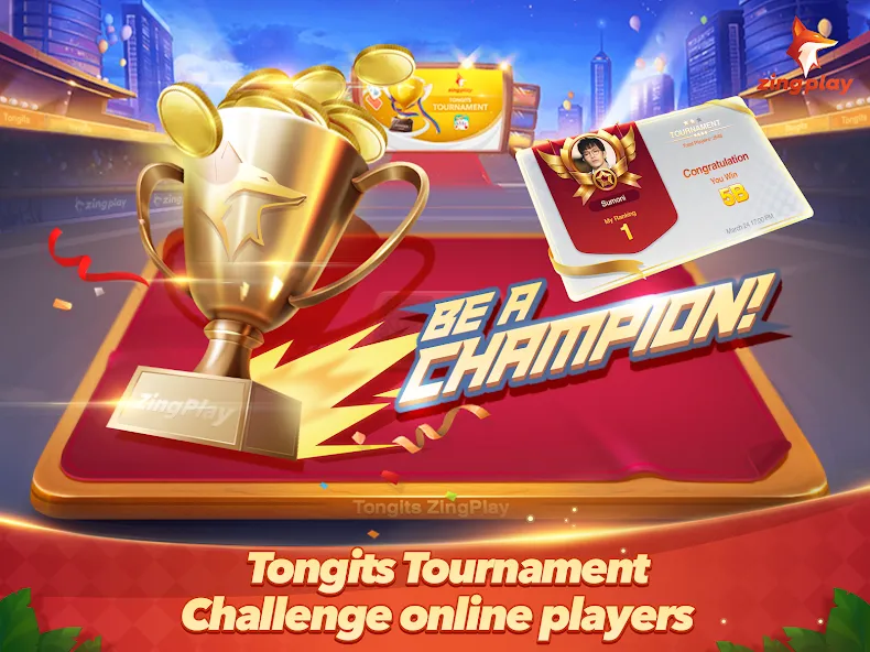 Tongits ZingPlay-Fun Challenge (Тонгитс ЗингПлэй) [МОД: Меню, Бесконечные монеты и Открытые уровни] Screenshot 4