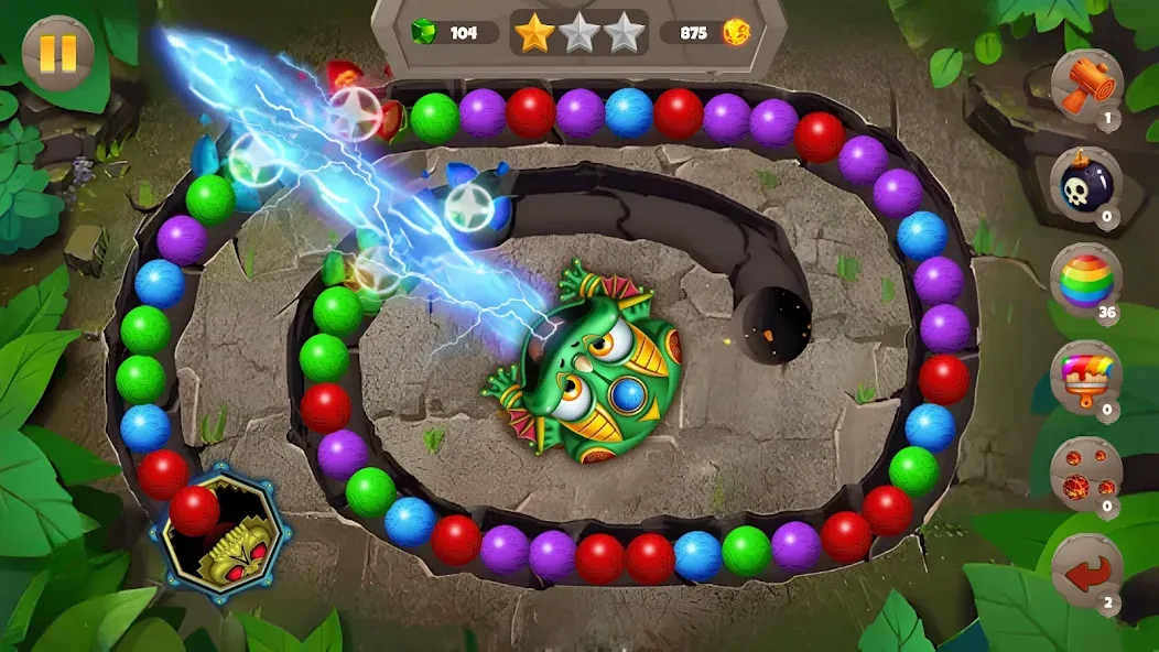 Marble Bubbles: Blast Pop Game [МОД: Бесконечные деньги, Монеты и Мега MOD] Screenshot 5
