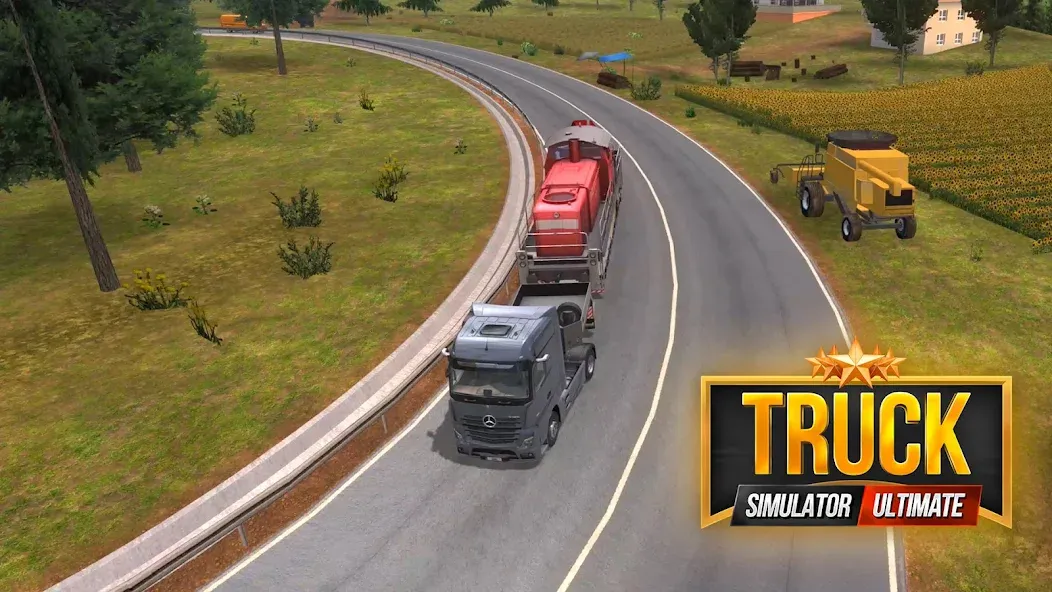 Truck Simulator : Ultimate (Трак Симулятор) [МОД: Меню, Бесконечные монеты и Открытые уровни] Screenshot 3