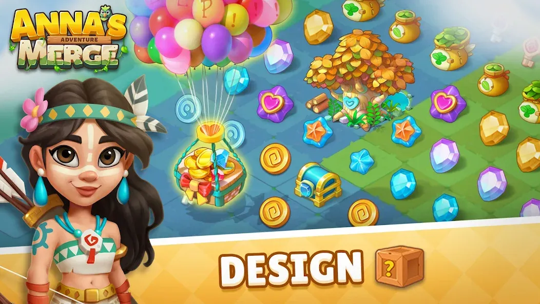Anna's Merge Adventure [МОД: Меню, Бесконечные монеты и Открытые уровни] Screenshot 5