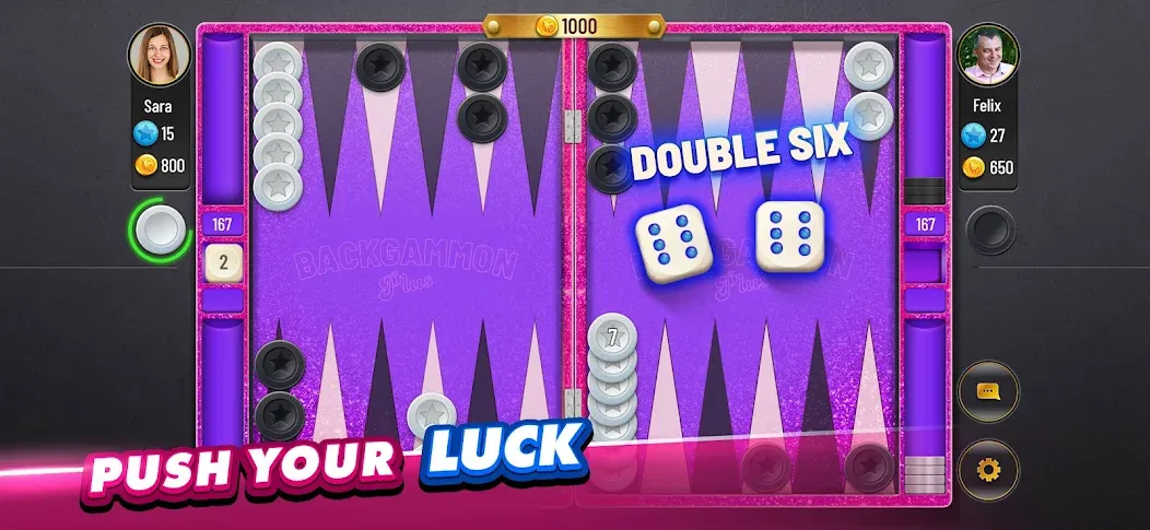 Backgammon Plus - Board Game (Бэкгаммон Плюс) [МОД: Деньги, Монеты и Меню MOD] Screenshot 4
