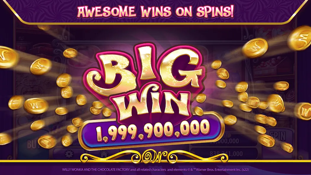 Willy Wonka Vegas Casino Slots (Вилли Вонка Вегас Казино Слоты) [МОД: Все открыто, Дополнительные деньги и Меню MOD] Screenshot 2