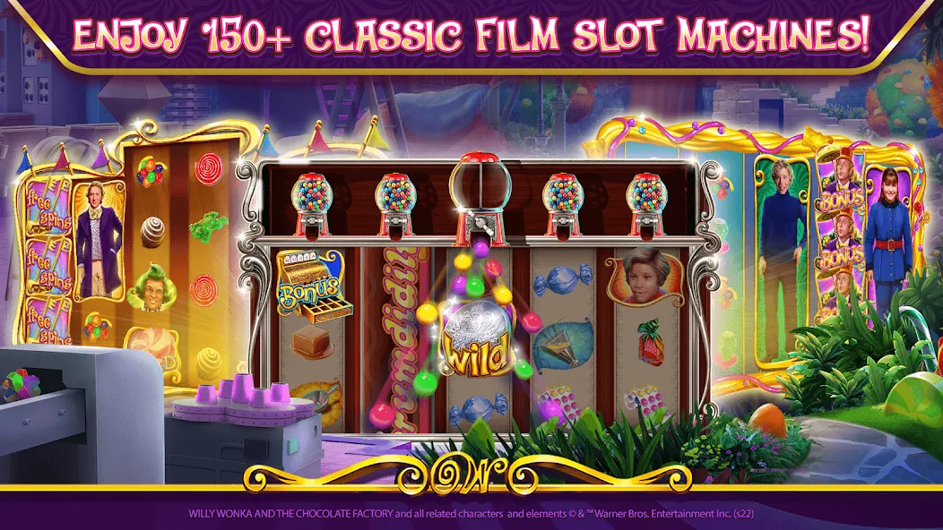 Willy Wonka Vegas Casino Slots (Вилли Вонка Вегас Казино Слоты) [МОД: Все открыто, Дополнительные деньги и Меню MOD] Screenshot 3