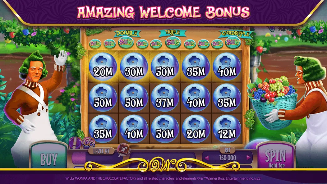 Willy Wonka Vegas Casino Slots (Вилли Вонка Вегас Казино Слоты) [МОД: Все открыто, Дополнительные деньги и Меню MOD] Screenshot 5