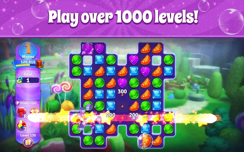 Wonka's World of Candy Match 3 [МОД: Все открыто, Дополнительные деньги и Меню MOD] Screenshot 3