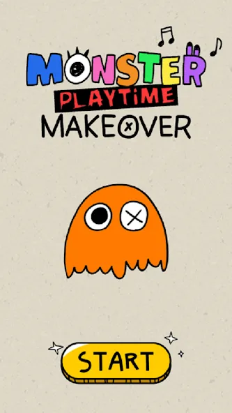 Monster Playtime : Makeover (Монстр Плейтайм) [МОД: Меню, Бесконечные монеты и Открытые уровни] Screenshot 1