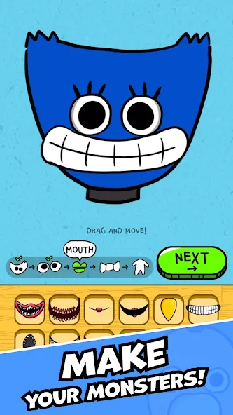 Monster Playtime : Makeover (Монстр Плейтайм) [МОД: Меню, Бесконечные монеты и Открытые уровни] Screenshot 4