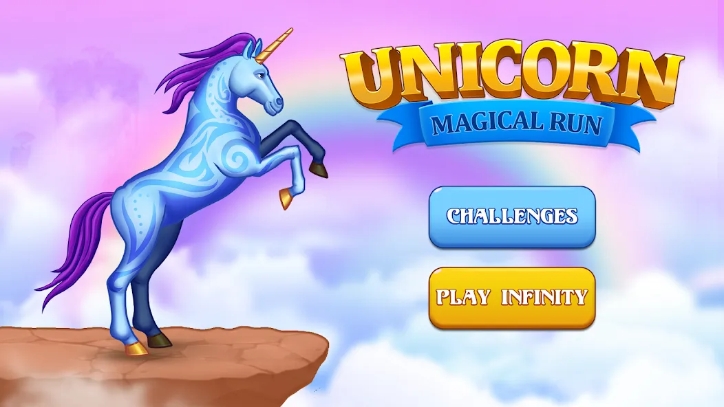 Unicorn Dash: Magical Run (Юникорн Дэш) [МОД: Бесконечные деньги, Монеты и Мега MOD] Screenshot 1
