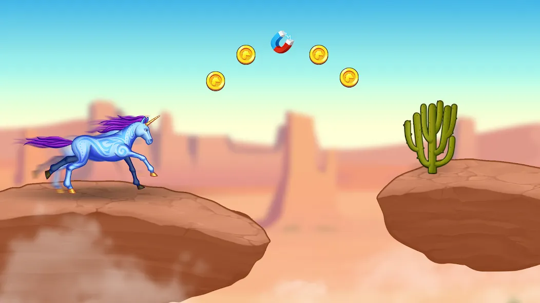 Unicorn Dash: Magical Run (Юникорн Дэш) [МОД: Бесконечные деньги, Монеты и Мега MOD] Screenshot 3
