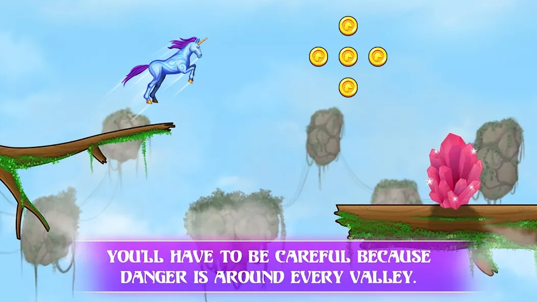 Unicorn Dash: Magical Run (Юникорн Дэш) [МОД: Бесконечные деньги, Монеты и Мега MOD] Screenshot 5