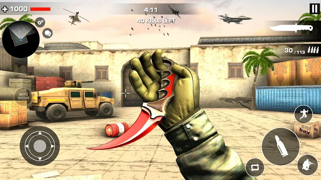 Cover Strike Ops FPS Gun Games [МОД: Деньги, Монеты и Меню MOD] Screenshot 1