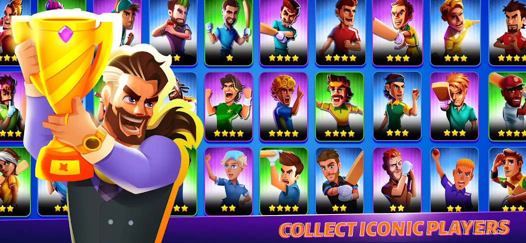Hitwicket An Epic Cricket Game (Хитвикет) [МОД: Много монет, Открытые уровни и Мега MOD] Screenshot 1