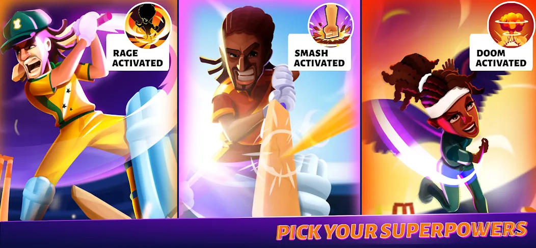 Hitwicket An Epic Cricket Game (Хитвикет) [МОД: Много монет, Открытые уровни и Мега MOD] Screenshot 5