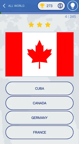 The Flags of the World Quiz [МОД: Все открыто, Дополнительные деньги и Меню MOD] Screenshot 3