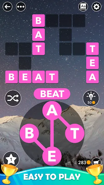 Word Cross: Offline Word Games [МОД: Много монет, Открытые уровни и Мега MOD] Screenshot 2