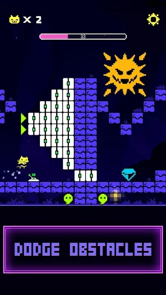 Underground Race - Arcade Game (Ритм Дэш) [МОД: Все открыто, Дополнительные деньги и Меню MOD] Screenshot 1