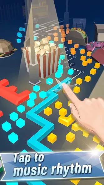 Music Line 2 [МОД: Много денег, Монет и Все открыто] Screenshot 2