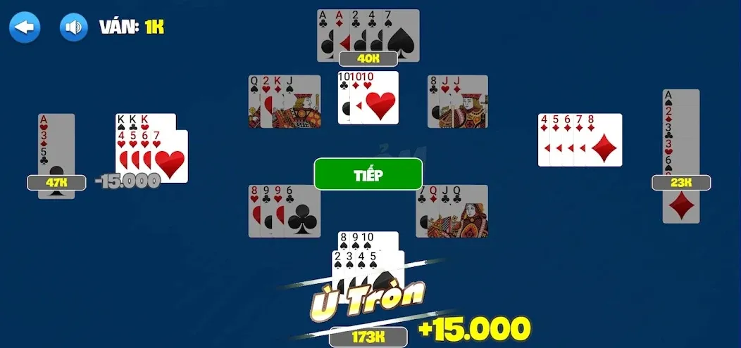Phỏm [МОД: Много денег, Монет и Все открыто] Screenshot 4