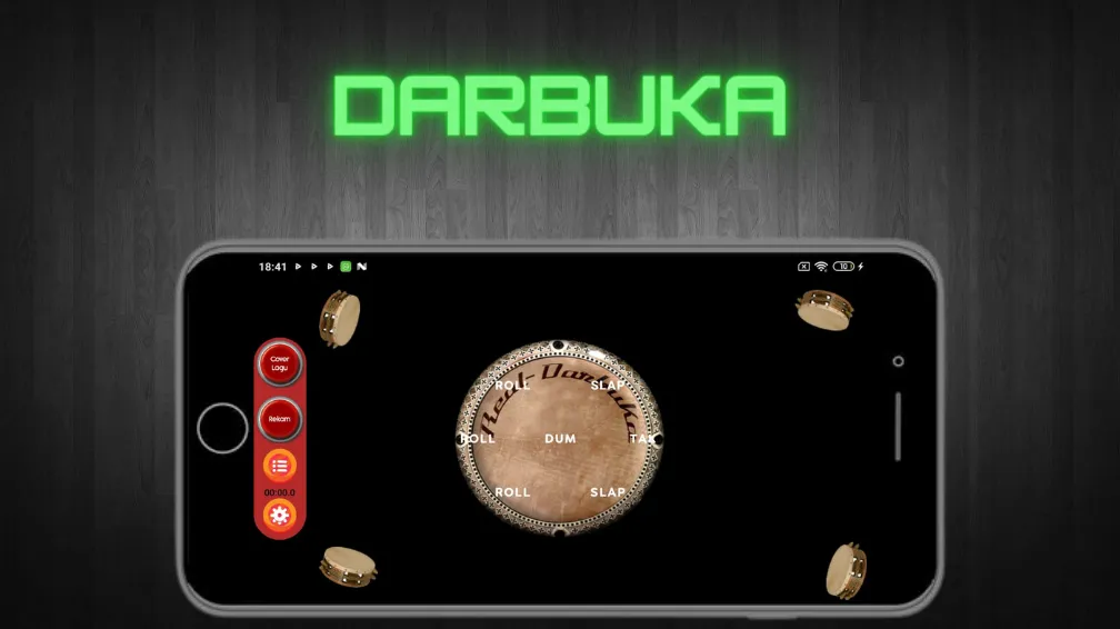 Darbuka Instrument (Дарбука Музыка Виртуал) [МОД: Все открыто, Дополнительные деньги и Меню MOD] Screenshot 1