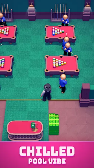 Pool Club Manager (Пул Клуб Менеджер) [МОД: Меню, Бесконечные монеты и Открытые уровни] Screenshot 3