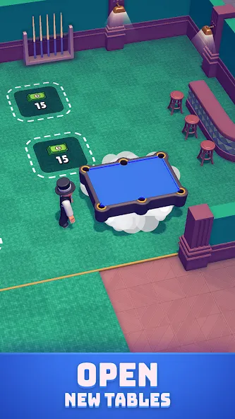 Pool Club Manager (Пул Клуб Менеджер) [МОД: Меню, Бесконечные монеты и Открытые уровни] Screenshot 4
