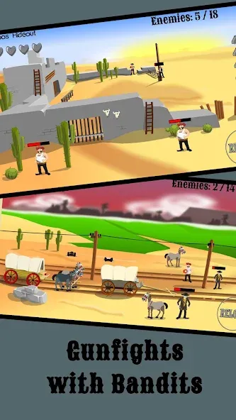 El Gringo: Wild West Cowboy (Эль Гринго) [МОД: Бесконечные деньги, Монеты и Мега MOD] Screenshot 5