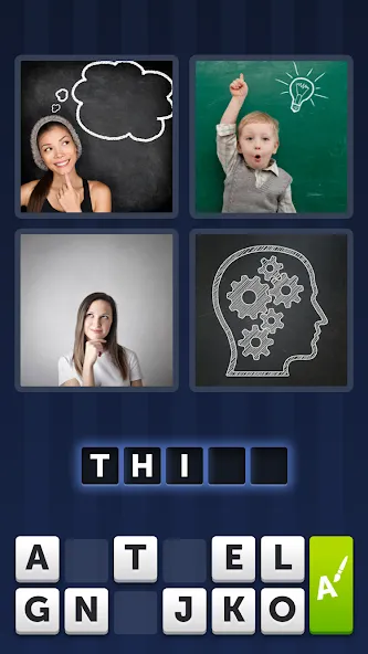 4 Pics 1 Word (Картинки 1 Слово) [МОД: Много денег, Монет и Все открыто] Screenshot 1